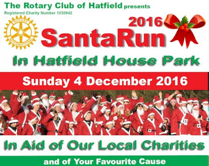 4th Dec: Santa Fun Run, Hatfield