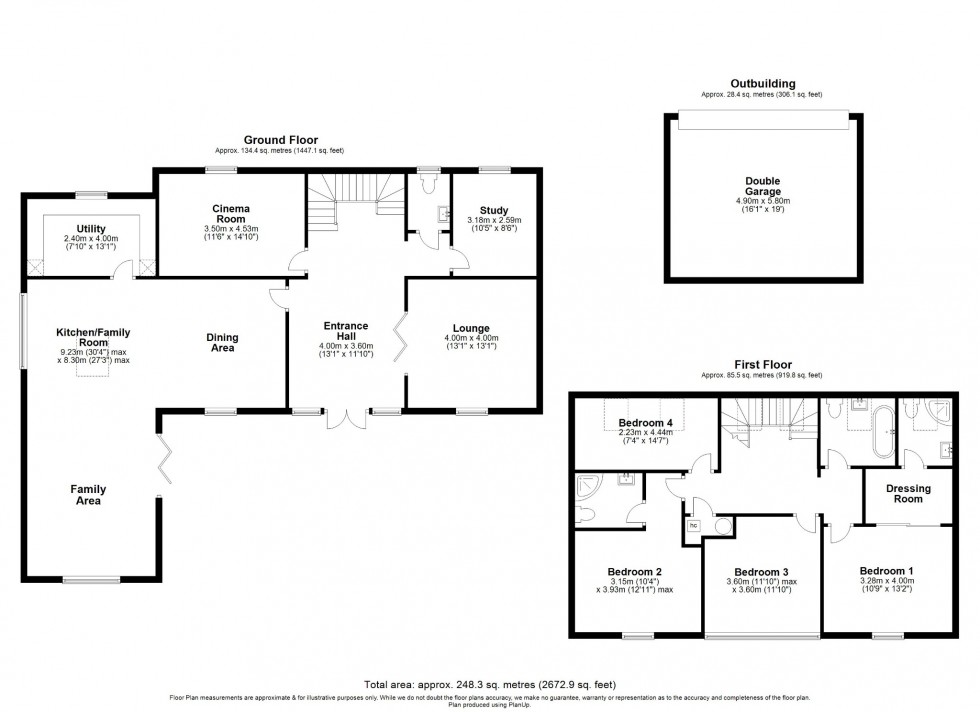 Floorplan for Grange Street, Clifton, Shefford, Bedfordshire, SG17