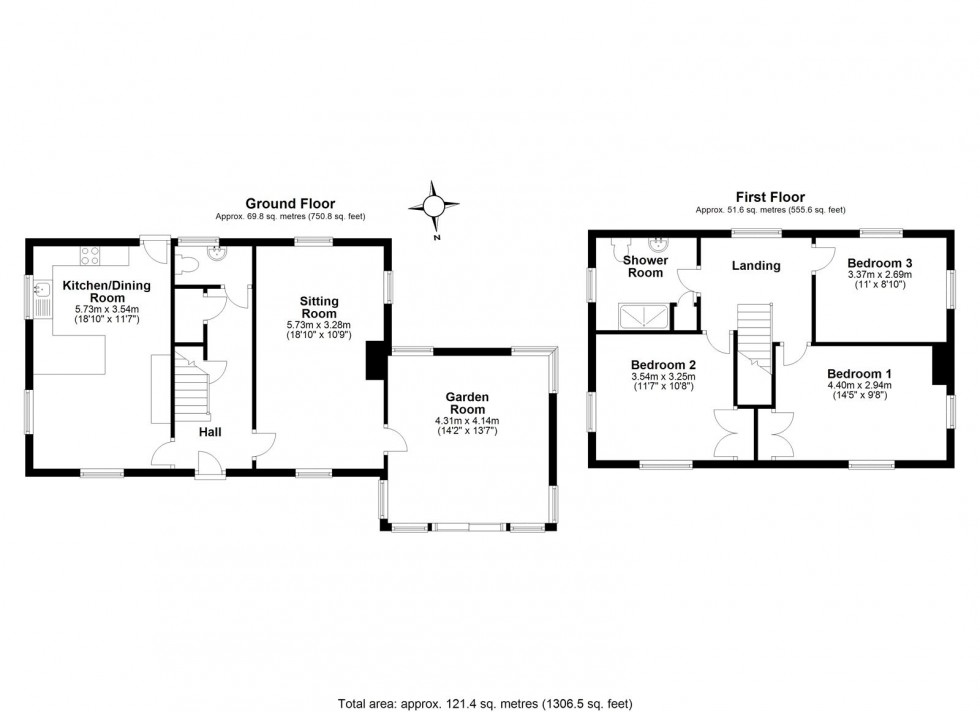 Floorplan for Welwyn Garden City, Hertfordshire, Welwyn Garden City, Hertfordshire, AL8