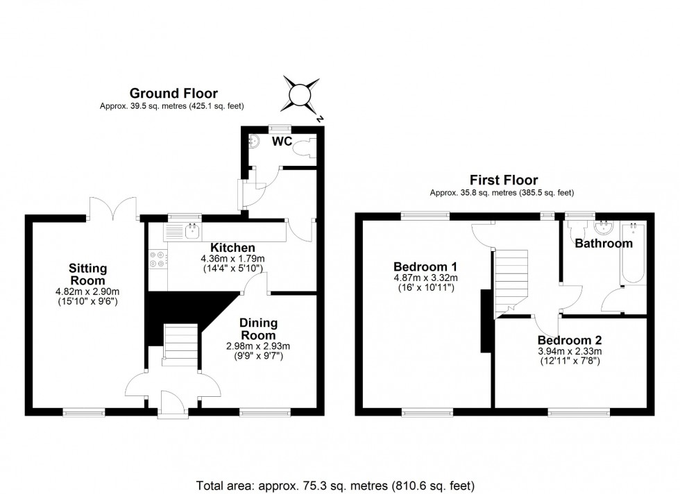 Floorplan for Welwyn, Hertfordshire, Welwyn, Hertfordshire, AL6
