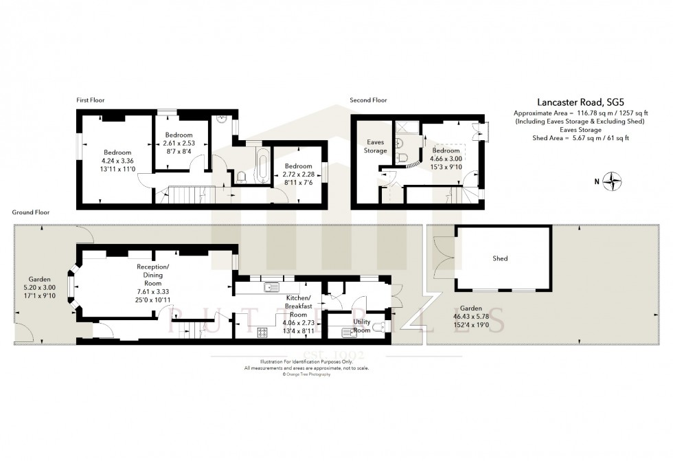 Floorplan for Lancaster Road, Hitchin,  SG5 1PD