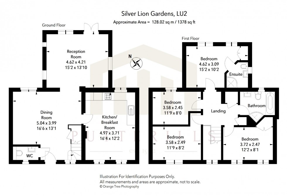 Floorplan for Silver Lion Gardens, West Street, Lilley, Hertfordshire