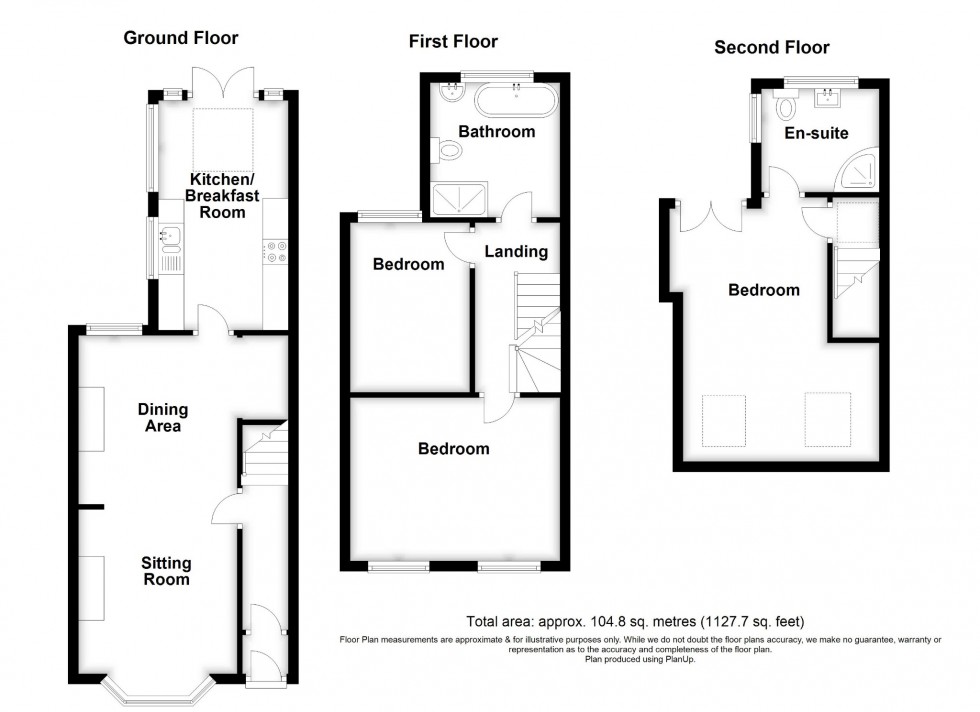 Floorplan for Kershaws Hill, Hitchin