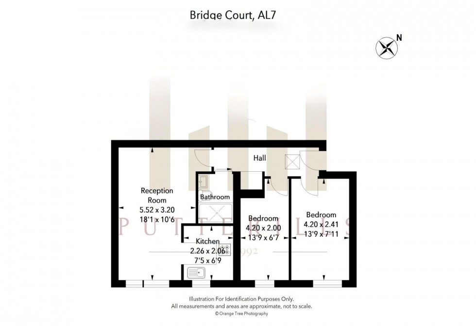 Floorplan for Bridge Court, Welwyn Garden City