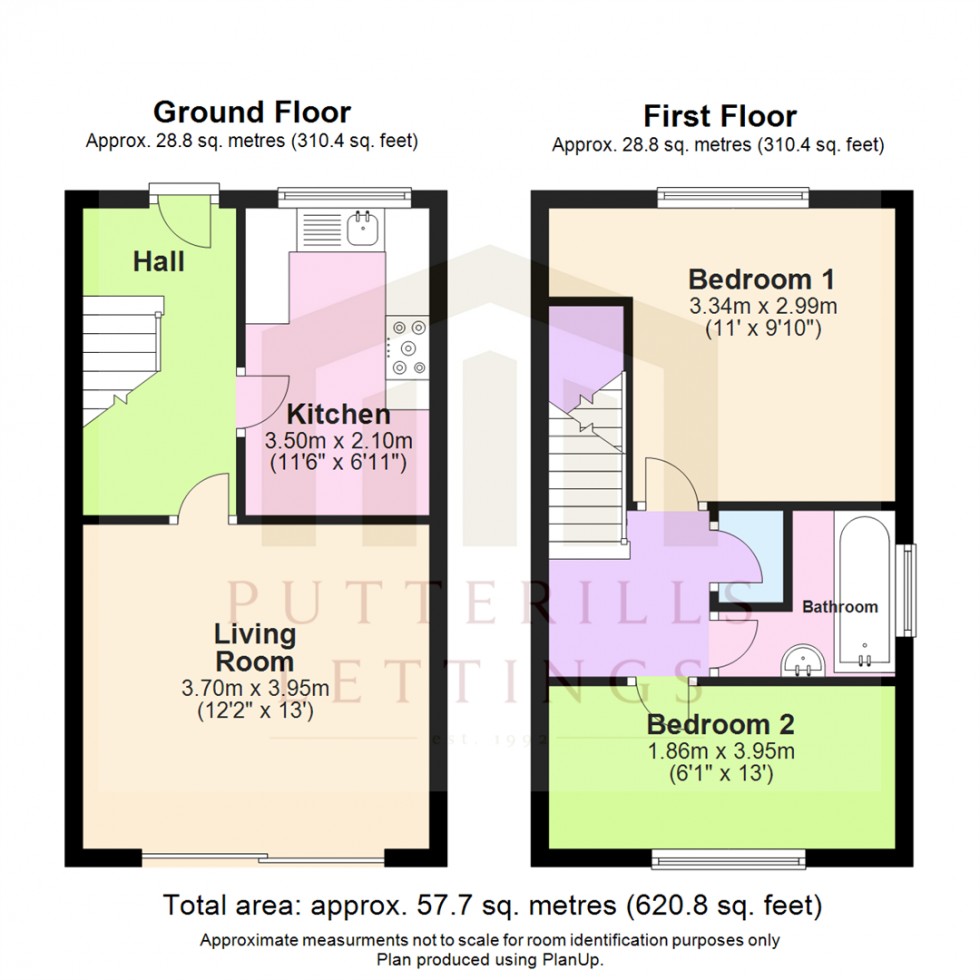 Floorplan for Hammond Close, Stevenage