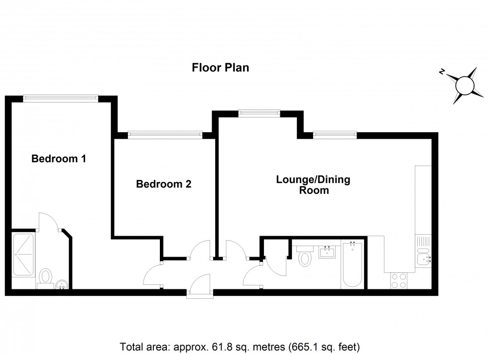 Floorplan for Skyline, Stevenage113 Skyline, Hertfordshire