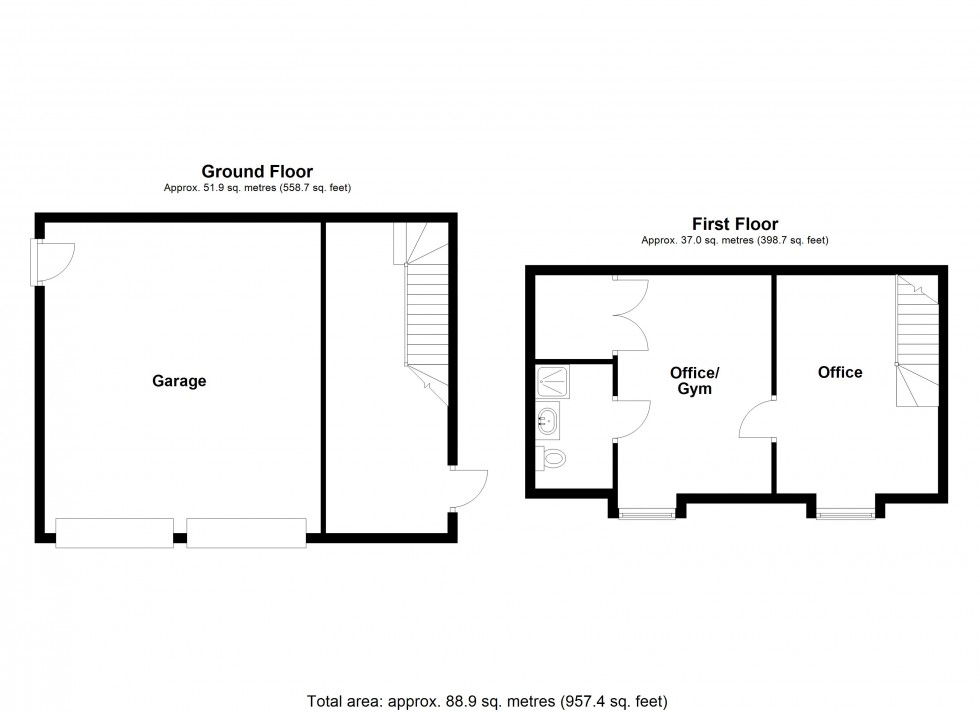 Floorplan for Stevenage, Hertfordshire