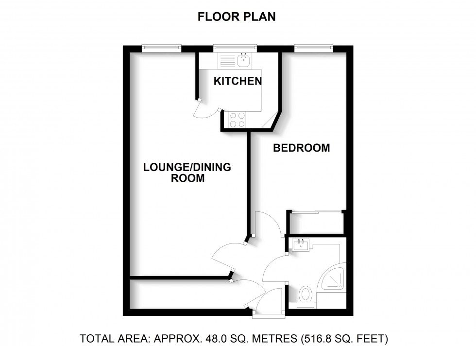 Floorplan for Stevenage, Hertfordshire