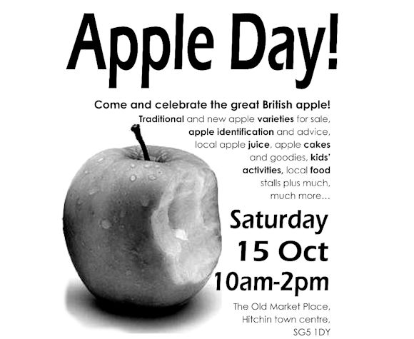 15th Oct: Apple Day, Old Market Place, Hitchin