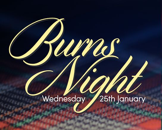 25th Jan: Burns Night, Hitchin Town Hall