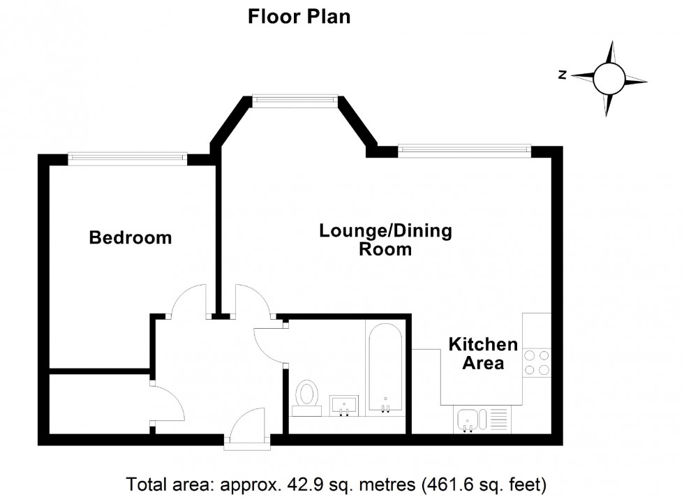 Floorplan for Swingate, Stevenage, Hertfordshire